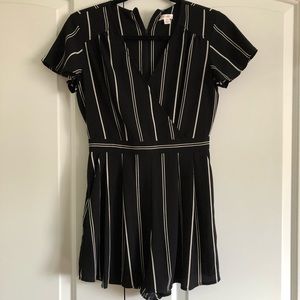 Striped romper